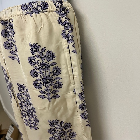 J Crew Soleil Pant in Bloomington Lilac Print Sz M - Picture 6 of 6
